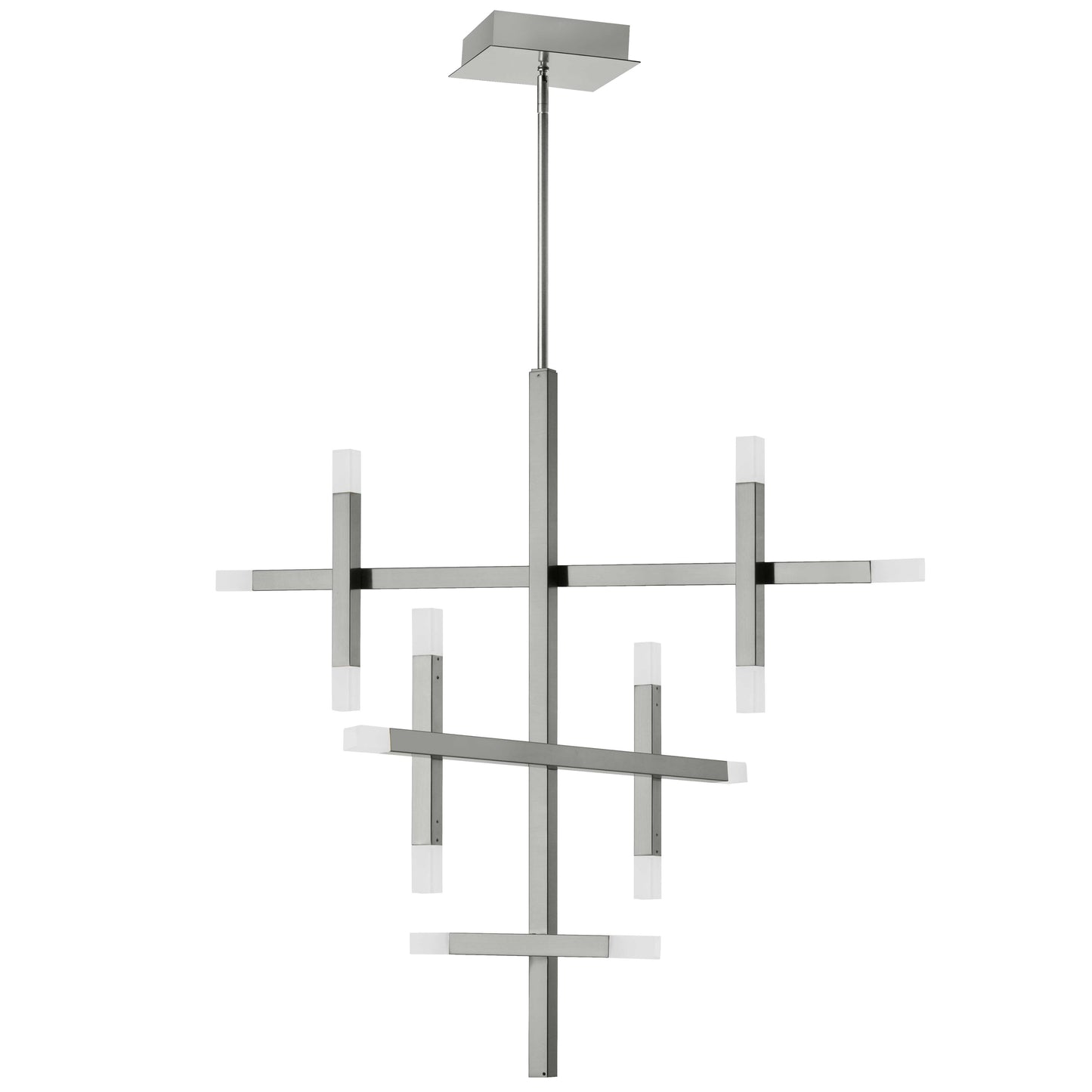 Dainolite 42W Chandelier Polished Chrome with Frosted Acrylic Diffuser