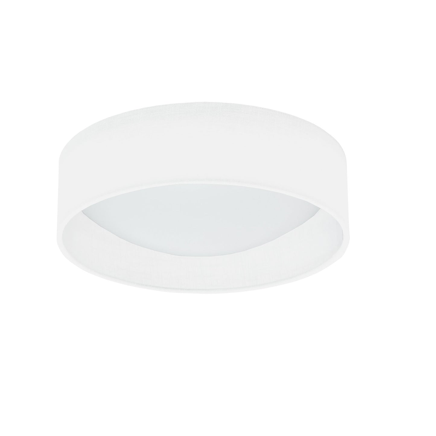 Dainolite CFLD-1114-198F LED Flush Mount, Satin Chrome Finish, Eggshell Shade