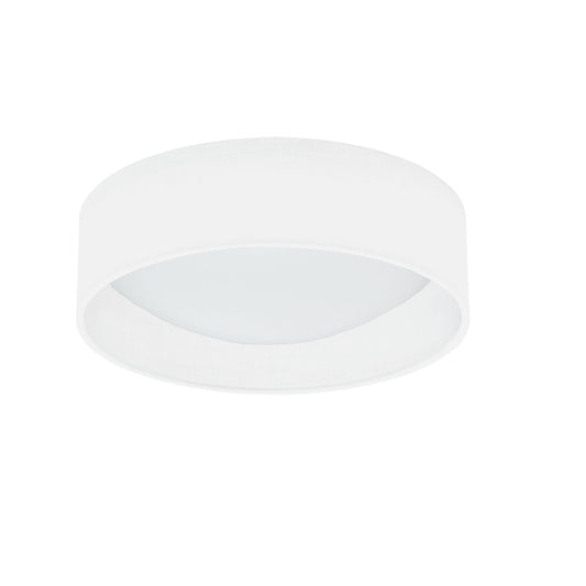 Dainolite CFLD-1114-198F LED Flush Mount, Satin Chrome Finish, Eggshell Shade