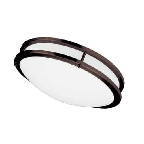 Dainolite CFLED-C1626-BZ LED Ceiling Flush, 16” dia, Bronze Finish