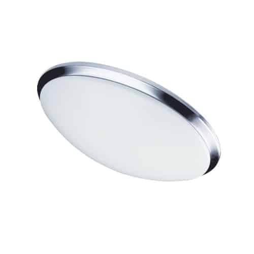 Dainolite CFLED-L1522-PC LED Ceiling Flush, Polished Chrome Trim, 15” dia