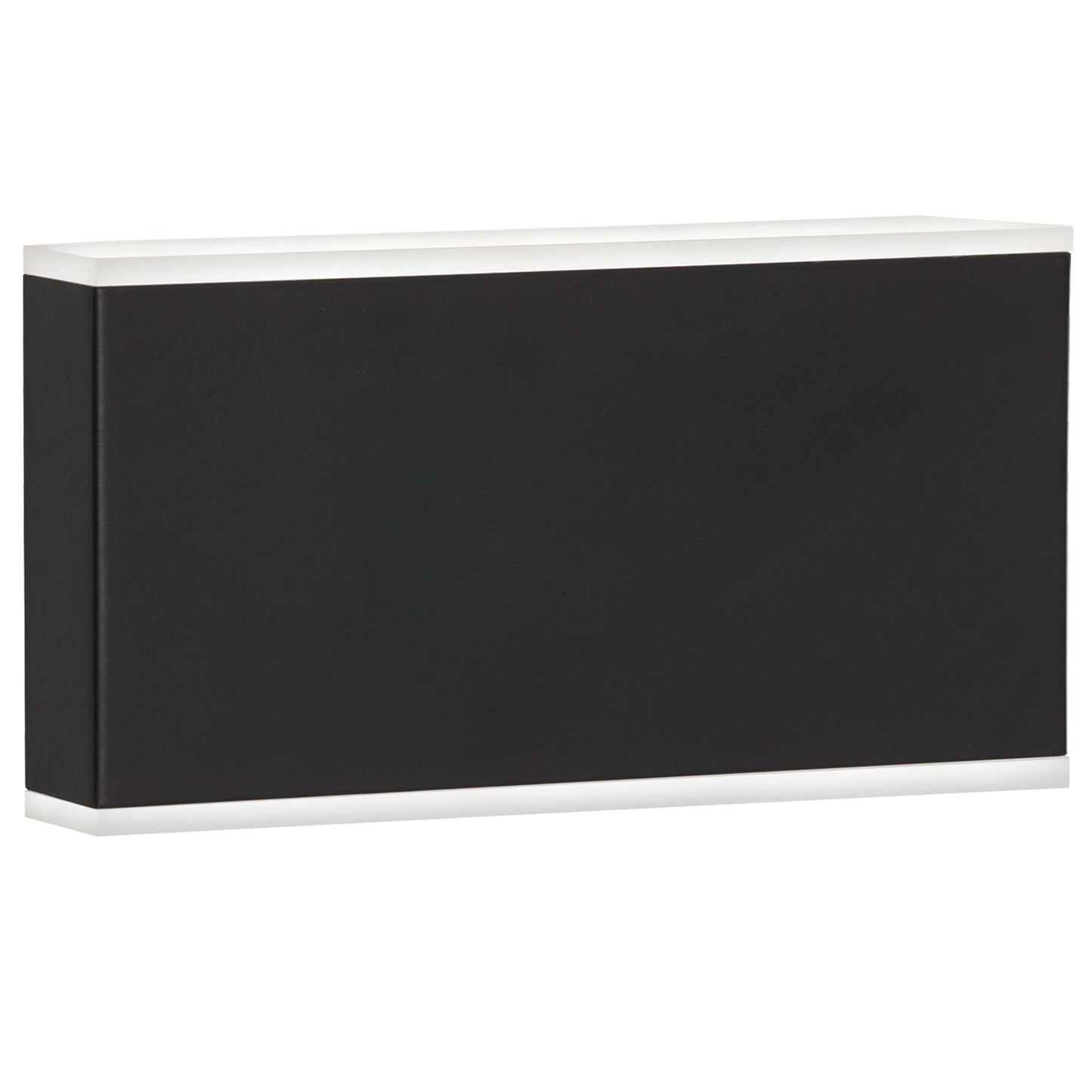 Dainolite 20W Wall Sconce, Matte Black with Frosted Acrylic Diffuser