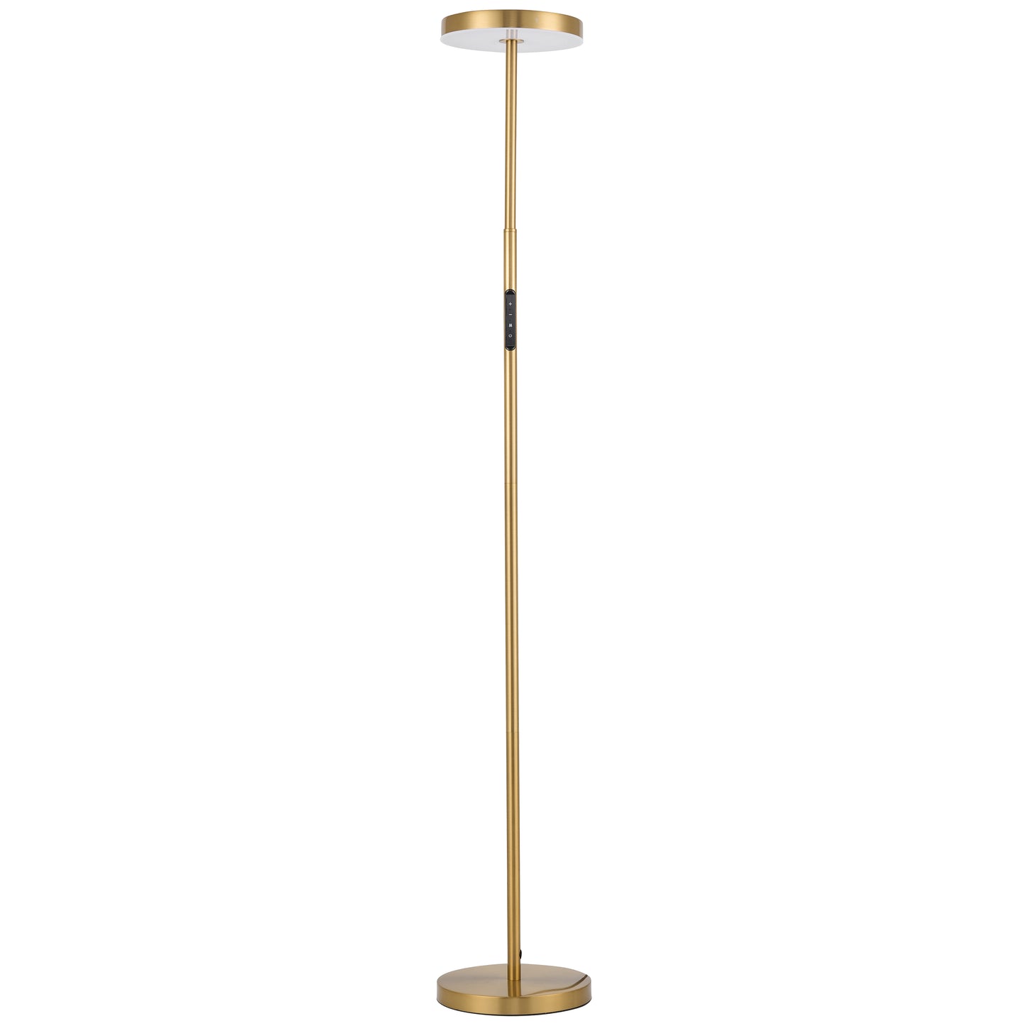 Dainolite 30W Floor Lamp in Polished Chrome w/ White Acrylic Diffuser