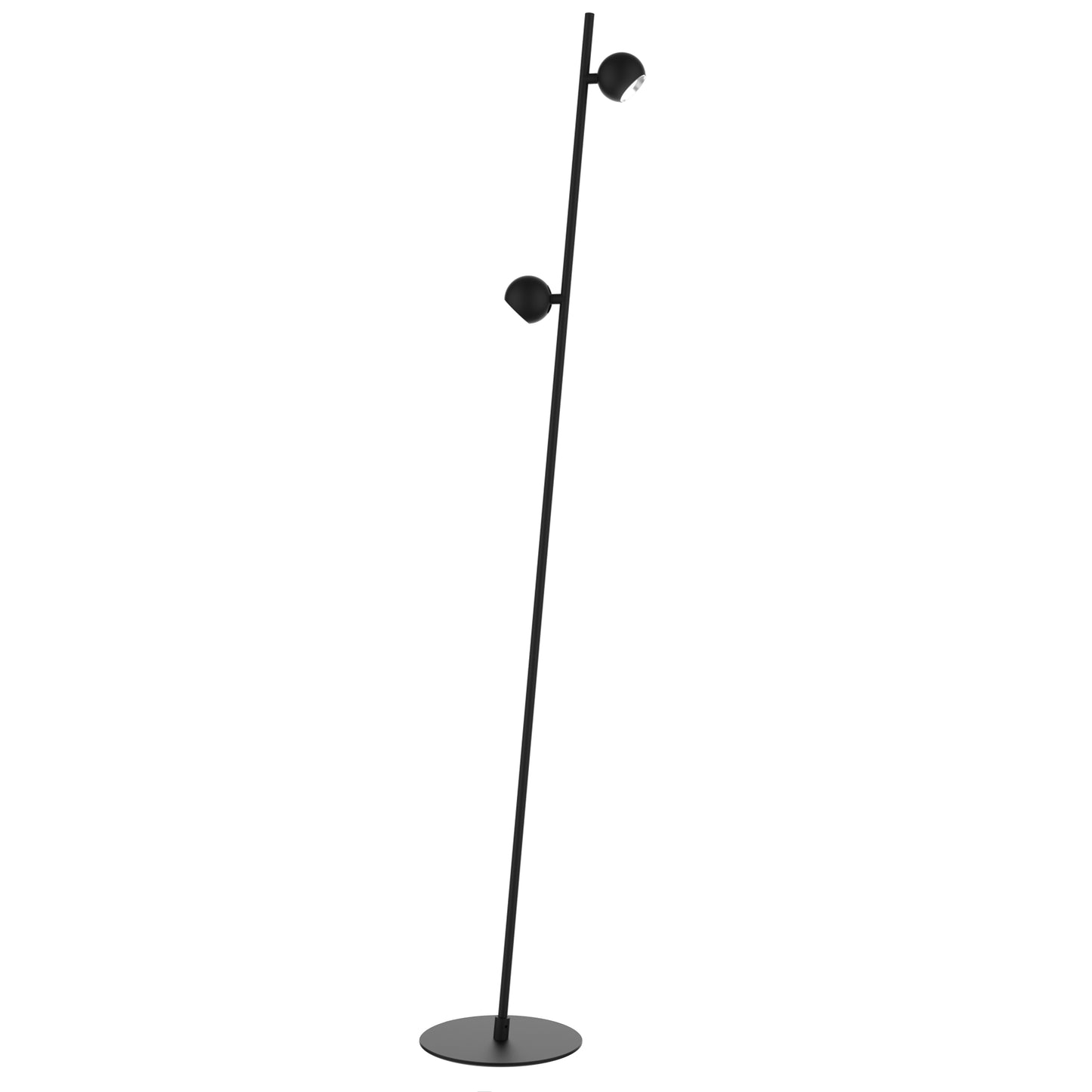 Dainolite 10.5W Sandy Black Floor Lamp