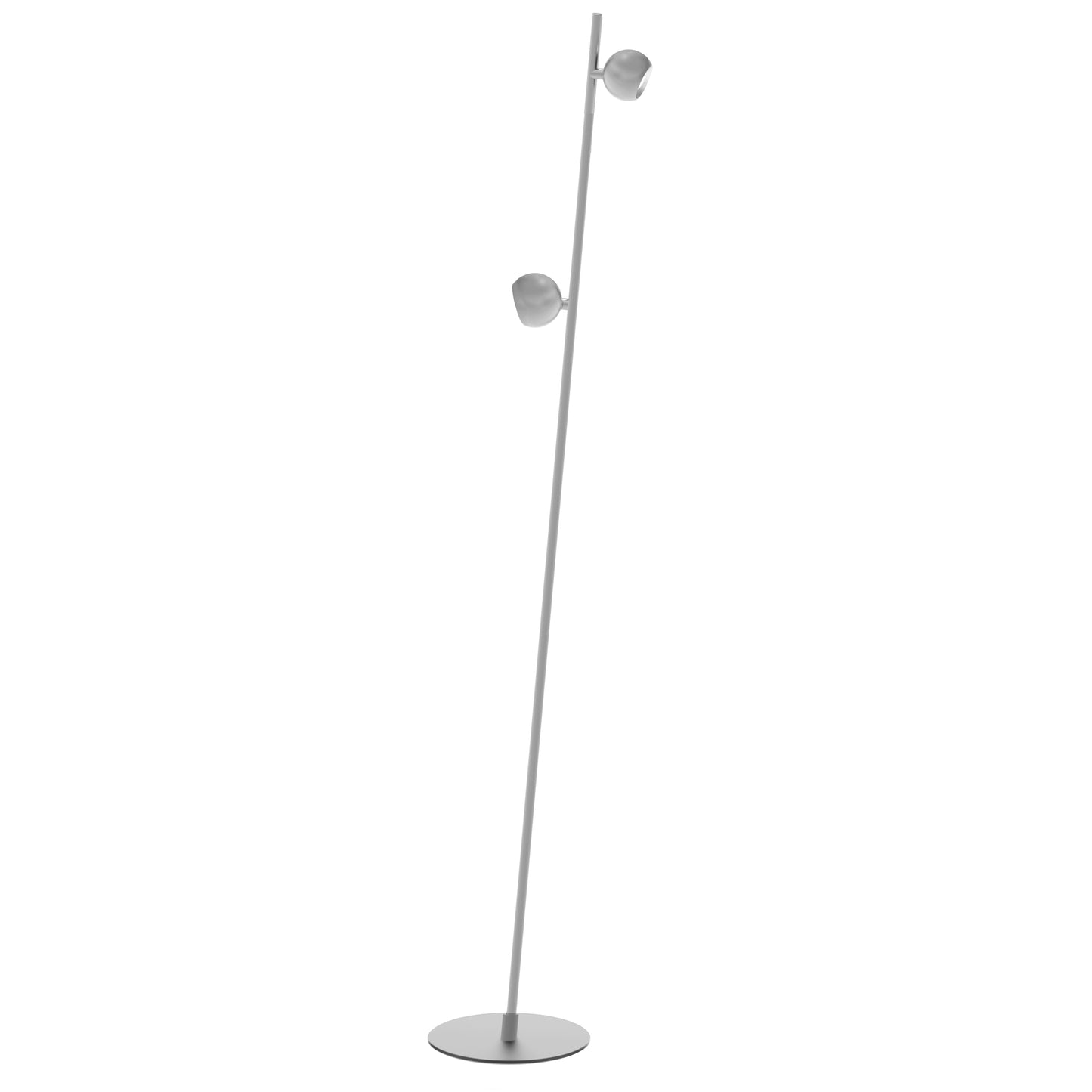 Dainolite 10.5W Satin Nickle Floor Lamp