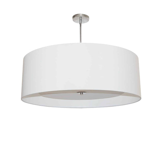 Dainolite HEL-224P-PC-WH 4 Light Helena Pendant Polished Chrome White with White Diffuser