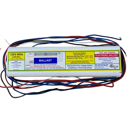 E259T8 Electronic Fluorescent Instant Start Ballast