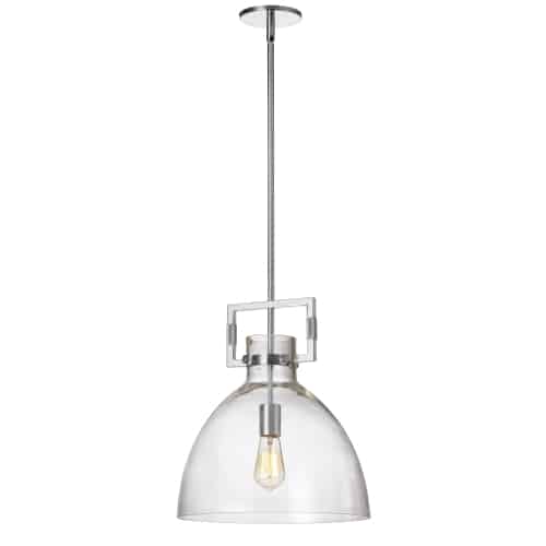 Dainolite 1 Light Incandescent Polished Chrome Pendant
