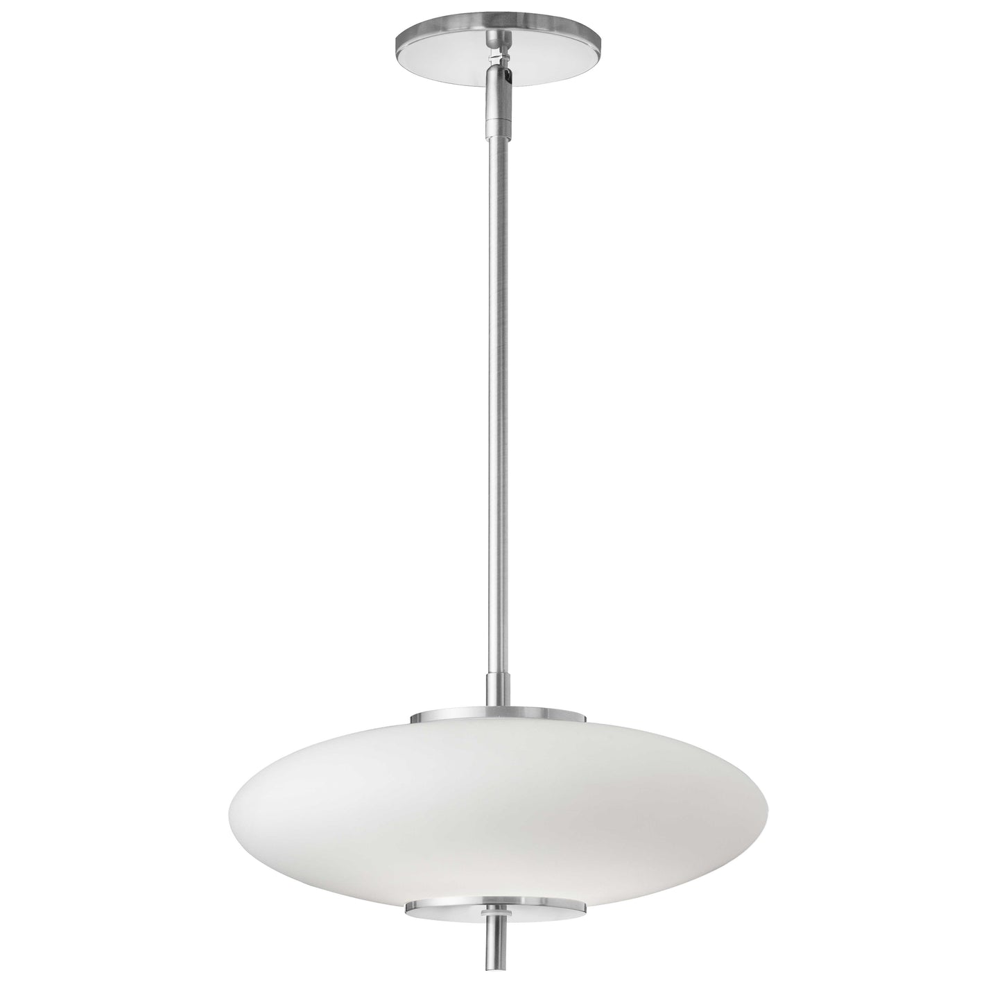 Dainolite 16W Pendant Polished Chrome with Opal Glass