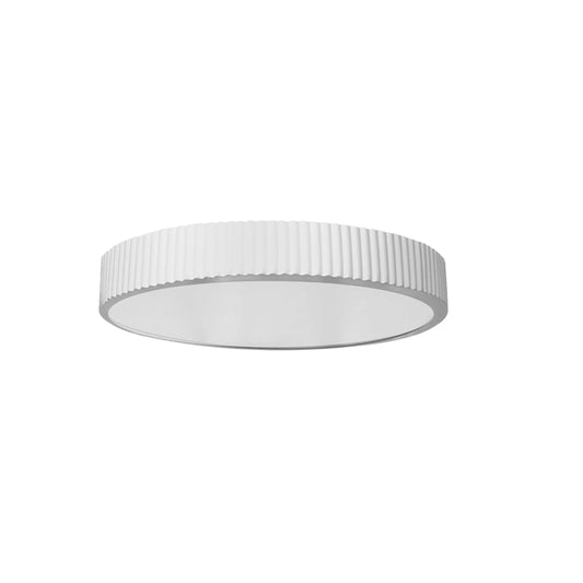 Dainolite NBO-1830LEDFH-MW 30W LED Flush mount, Matte White with White Acrylic Diffuser