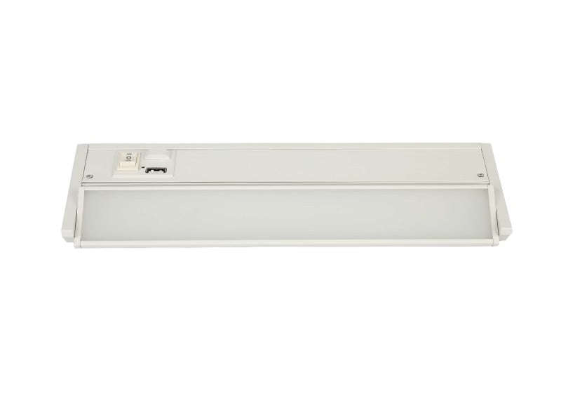 UC40-5K-HL-USB 40" Swivel LED Fixture, 5-CCT 2700/3000/3500/4000/5000 USB-A & USB-C Charging Ports, Plug-in or Hardwired, HI/LOW/OFF Switch