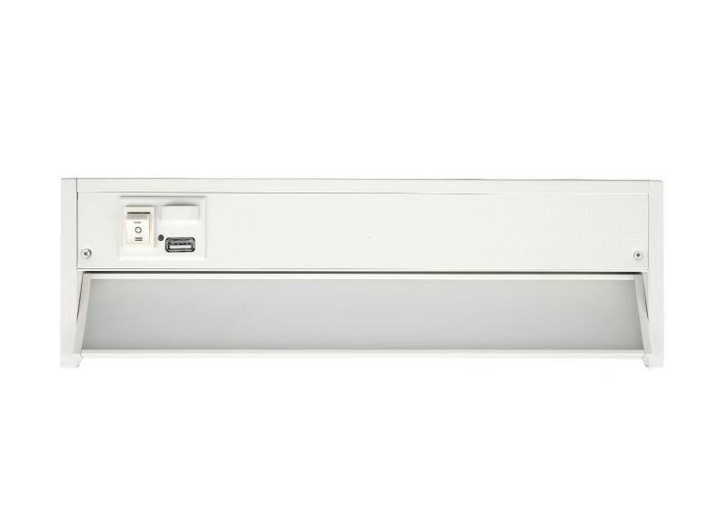 UC18-5K-HL-USB 18" Swivel LED Fixture, 5-CCT 2700/3000/3500/4000/5000 USB-A & USB-C Charging Ports, Plug-in or Hardwired, HI/LOW/OFF Switch