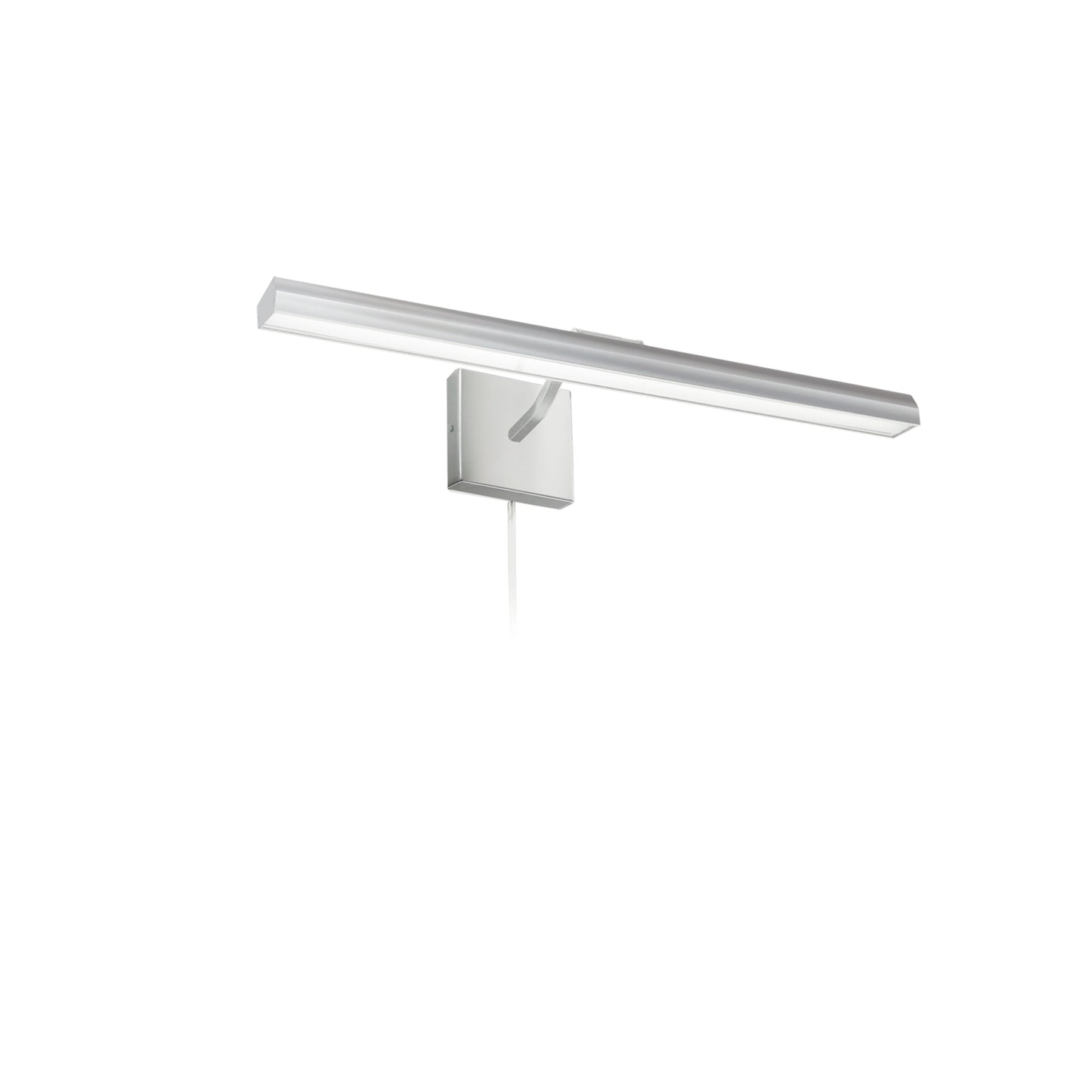 Dainolite 30W 24" Picture Light, Satin Chrome with Frosted Glass Diffuser