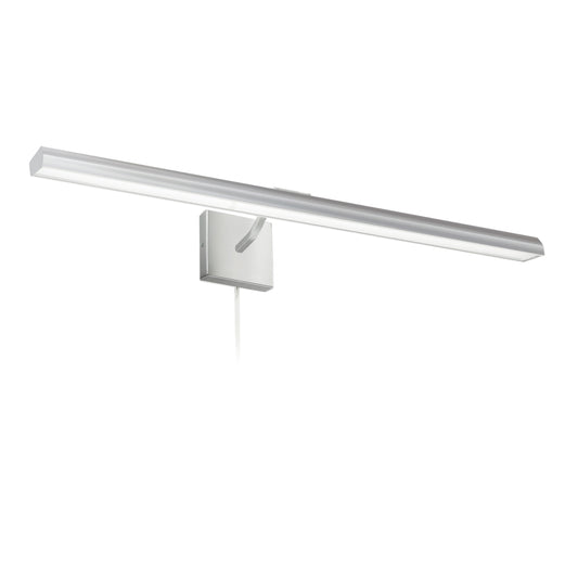 Dainolite PIC222-32LED-SC 40W 32" Picture Light, Satin Chrome with Frosted Glass Diffuser