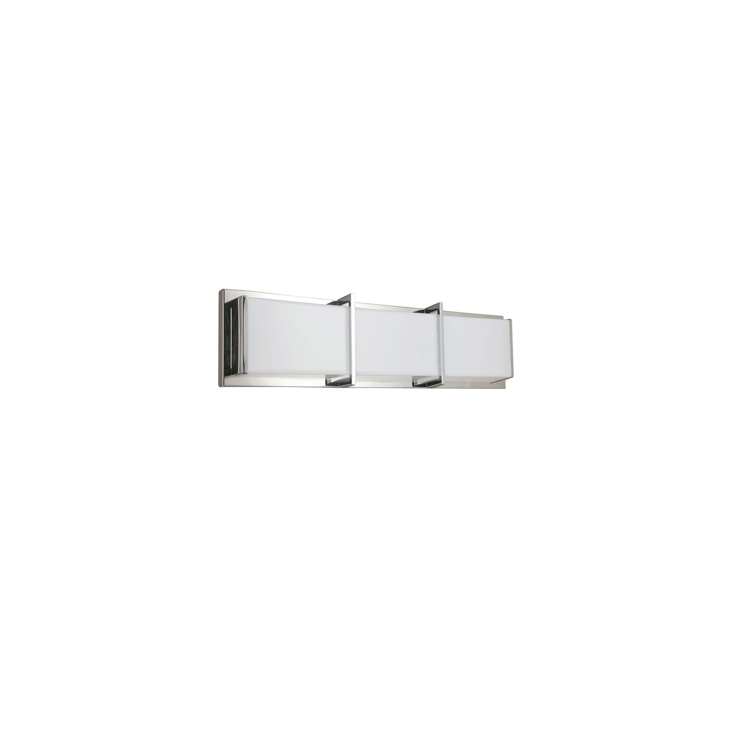 Dainolite 15W Polished Chrome Vanity Light w/ White Acrylic Diffuser