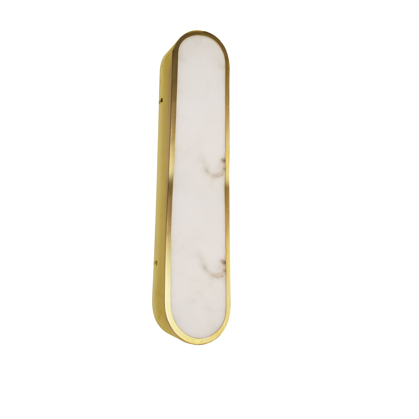 Dainolite 30W Wall Sconce in Aged Brass w/ Alabaster Diffuser