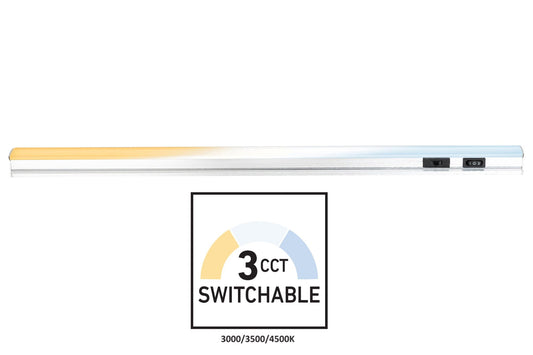 ZX513-HL-3K 12" LED Light Fixture, 3000/3500/4500K, High/Low/Off Switch, Frosted Lens