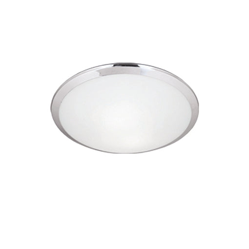 Kuzco Lighting 51561CH Malta 1 x 60W A19, Medium Base 120V 12 inch Chrome Flush Mount