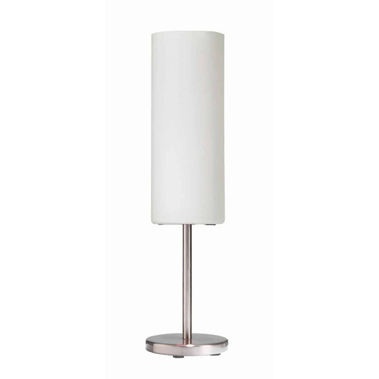 Dainolite 83205-SC-WH Table Lamp, White Frosted Glass