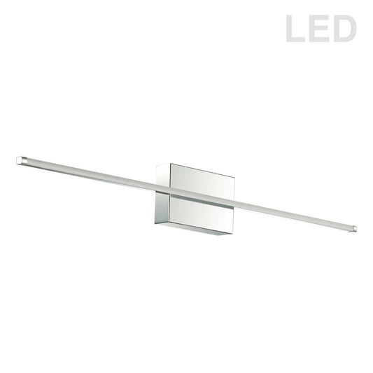 Dainolite ARY-3730LEDW-PC 30 Watt LED Wall Sconce Polished Chrome w/White Acrylic Diffuser