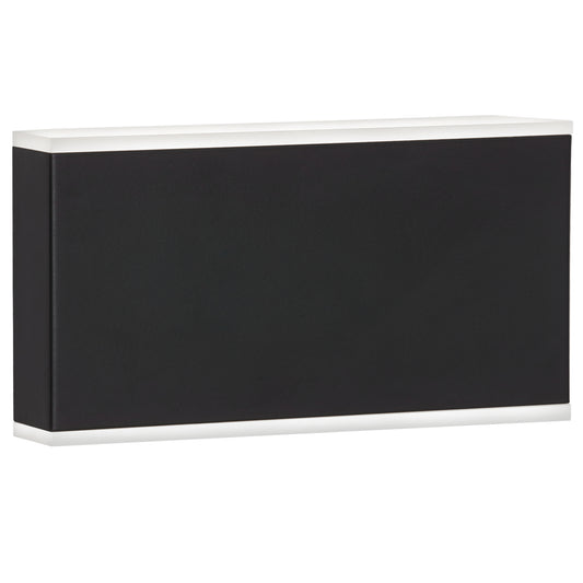 Dainolite EMY-105-20W-MB 20W Wall Sconce, Matte Black with Frosted Acrylic Diffuser