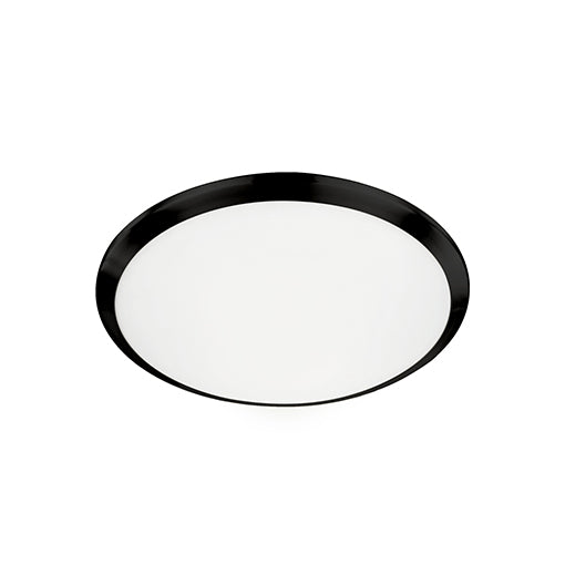 Kuzco Lighting FM1512-BK Malta LED 12 inch Black Flush Mount