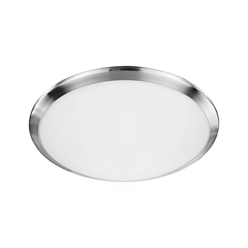 Kuzco Lighting FM1515-BN Malta LED 15 inch Brushed Nickel Flush Mount