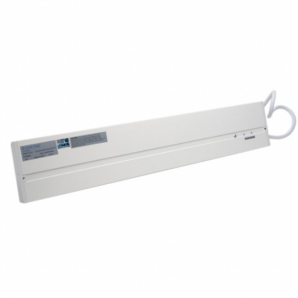 G22WH-CP-CO-U LED, Undercabinet, Conv. Outlet, USB Port, Hi/Low Rocker Switch, 90 CRI, 4000K, 22"L, 11.1W