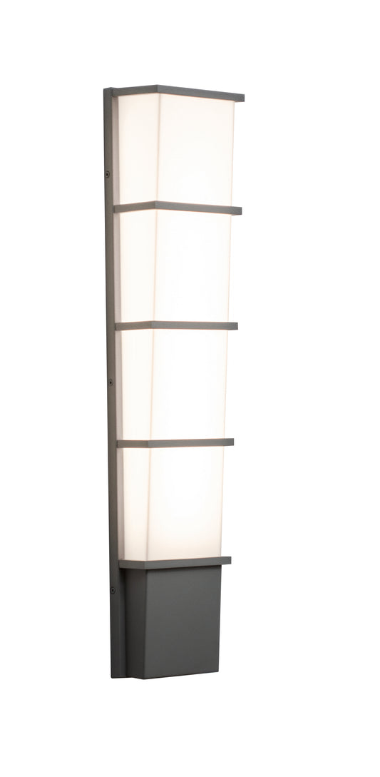 AFX Inc. LASW052833LAJD2TG Lasalle LED Outdoor Wall Sconce, Textured Grey