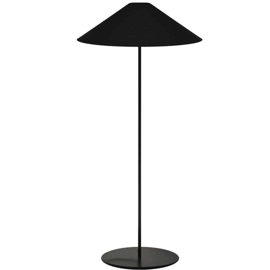 Dainolite MM241F-BK-797 1 Light Trapezoid Floor Lamp w/ Black Shade