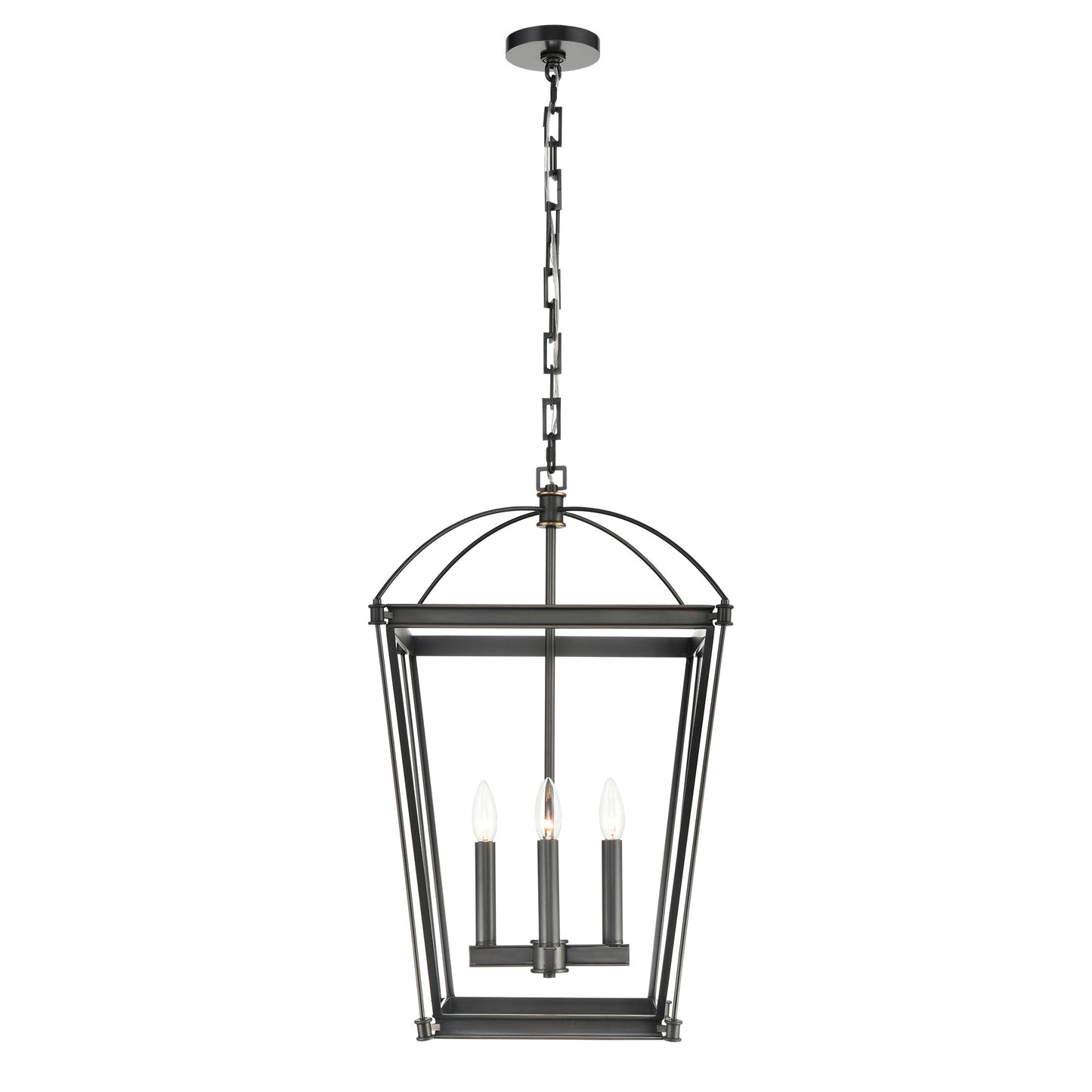 PD312217UB Manor 4 Light 16-1/2" Urban Bronze  Pendant