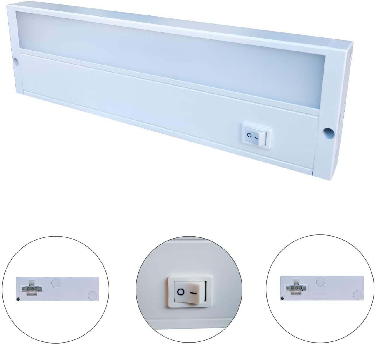 UC12-1K-4-D 12" LED Undercabinet Fixture, 3000K (Warm White)