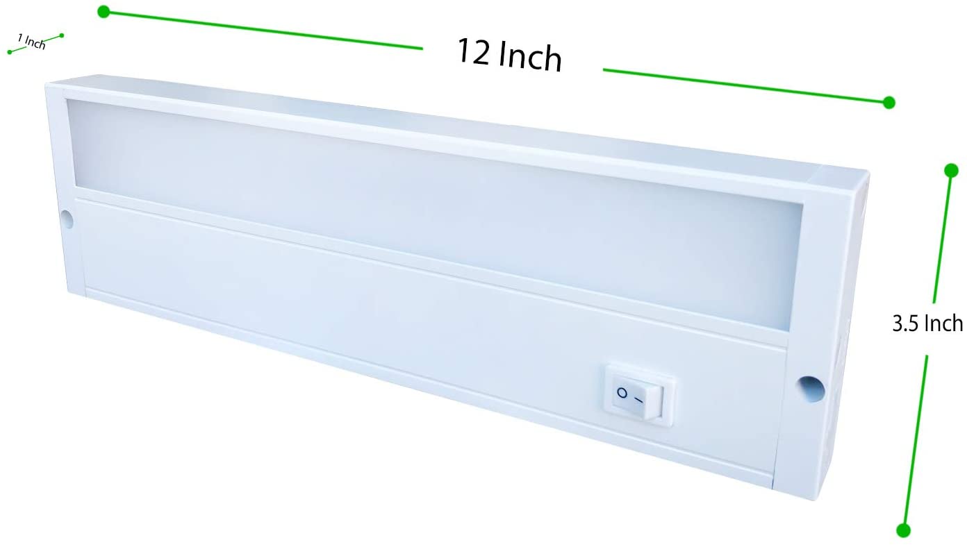 UC12-1K-4-D 12" LED Undercabinet Fixture, 3000K (Warm White)