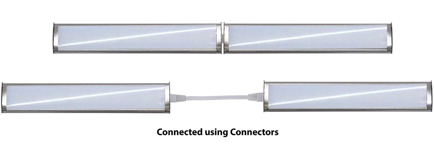 ZX506-WW-9, LED, Task/Accent, Frosted Diffuser, On/Off Rocker Switch, 90 CRI, 3000K, 8"L, 2.3W