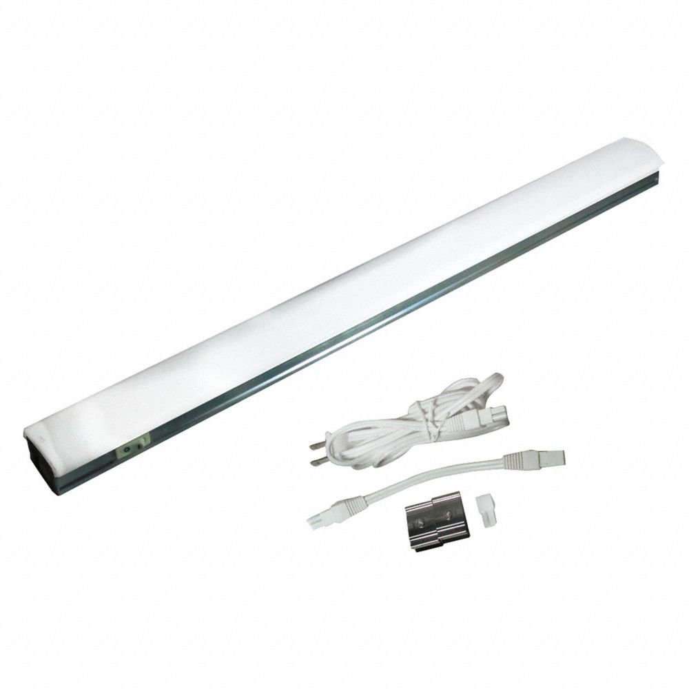 ZX513-CL-HL-CW-9, LED Cove Light Fixture, Frosted Lens, Hi/Low Switch, 90 CRI, 4500K, 12"L, 4.6W