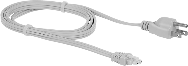 UC-PC 5' Power Cord for use with Radionic Hi-Tech UC Series LED Fixtures
