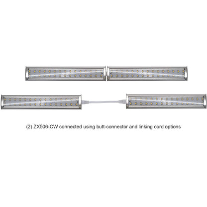 ZX506-CW, LED Task/Accent, Frosted Diffuser, On/Off Rocker Switch, 90 CRI, 4500K, 8"L, 2.5W