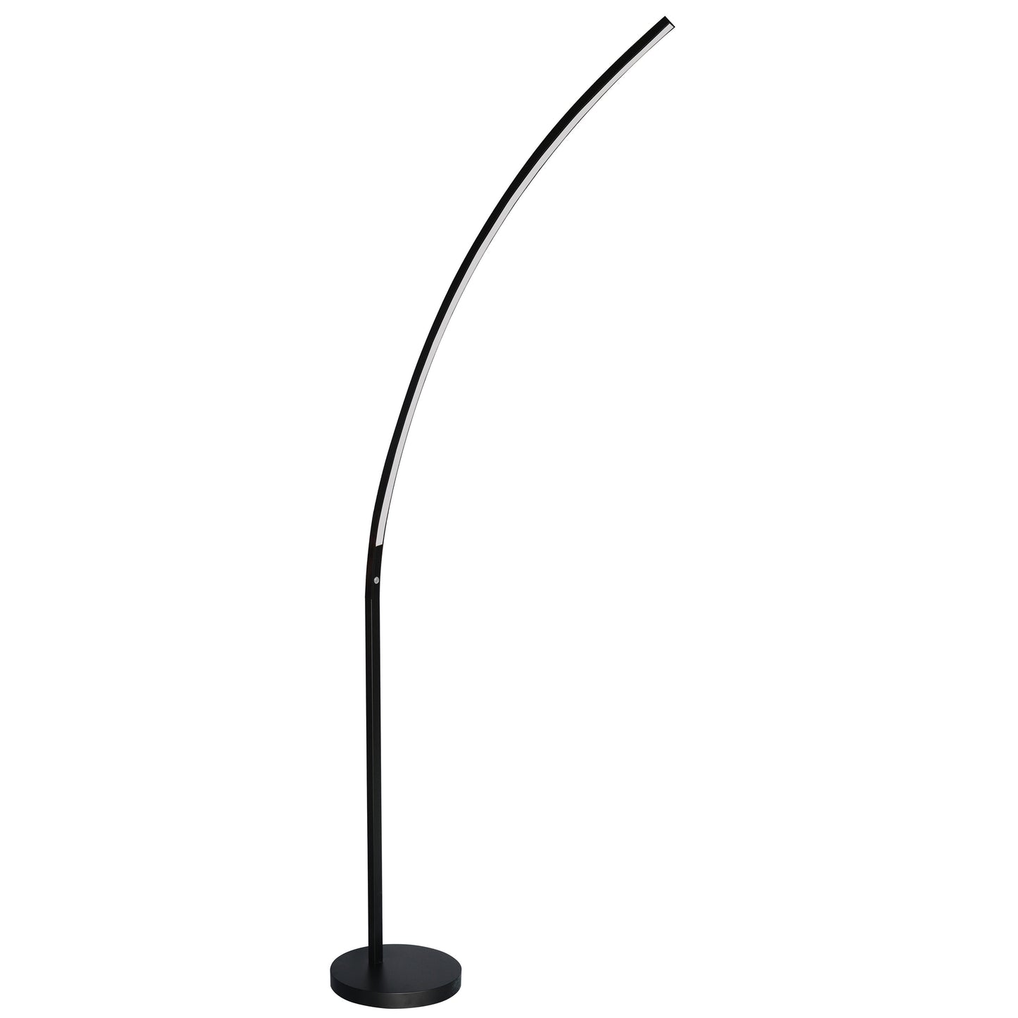 Dainolite 16W LED Floor Lamp Matte Black Finish