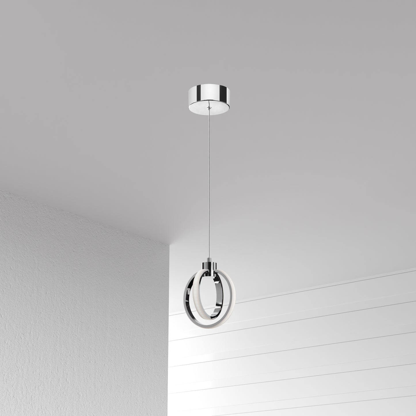 Dainolite 14W LED Pendant Polished Chrome Finish
