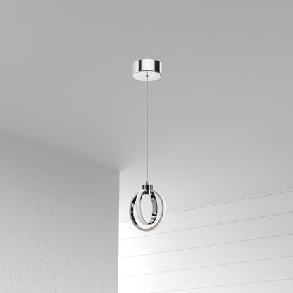 Dainolite 14W LED Pendant Polished Chrome Finish