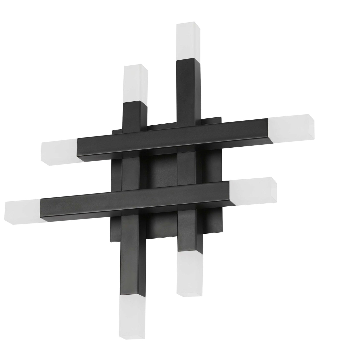 Dainolite 24W Wall Sconce Matte Black with Frosted Acrylic Diffuser