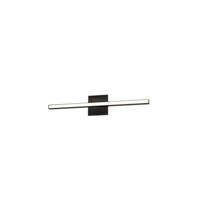 Dainolite 18W Colour Changing Vanity Matte Black with Frosted Acrylic Diffuser