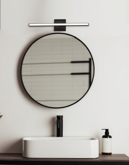 Dainolite 18W Colour Changing Vanity Matte Black with Frosted Acrylic Diffuser