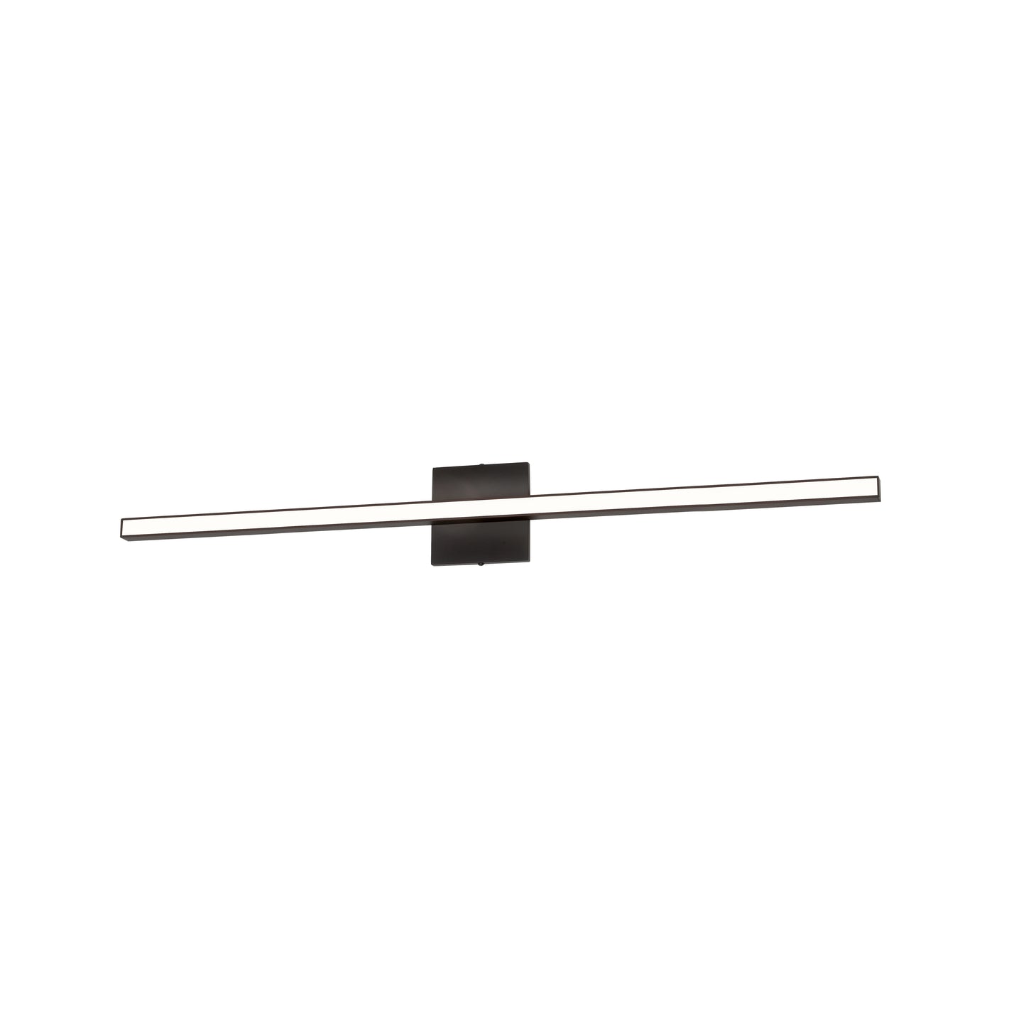 Dainolite 24W Colour Changing Vanity Matte Black with Frosted Acrylic Diffuser