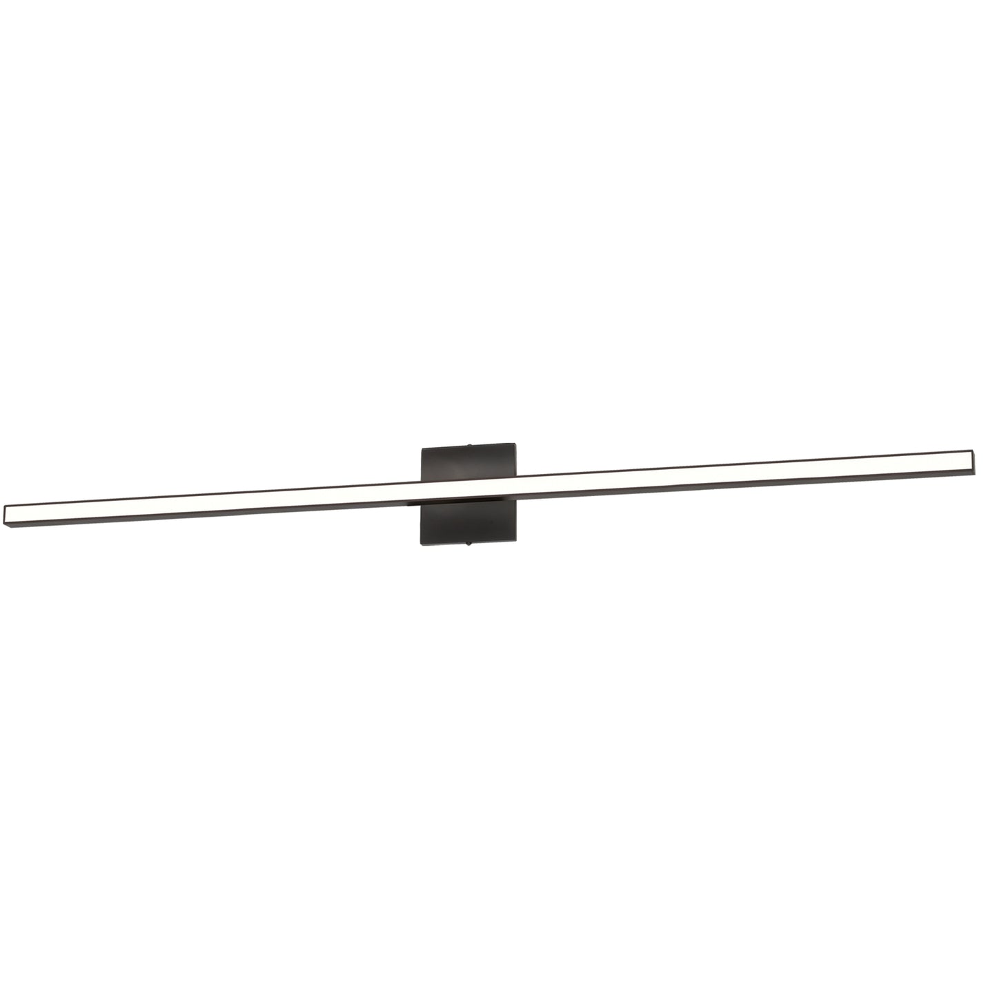 Dainolite 36W Colour Changing Vanity Matte Black with Frosted Acrylic Diffuser