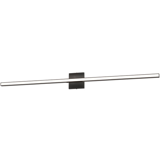 Dainolite 36W Colour Changing Vanity Matte Black with Frosted Acrylic Diffuser