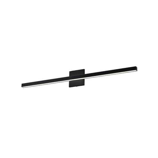 Dainolite 24W Vanity, Matte Black with Frosted Acrylic Diffuser