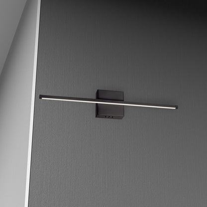 Dainolite 19W LED Wall Sconce, Matte Black with White Acrylic Diffuser