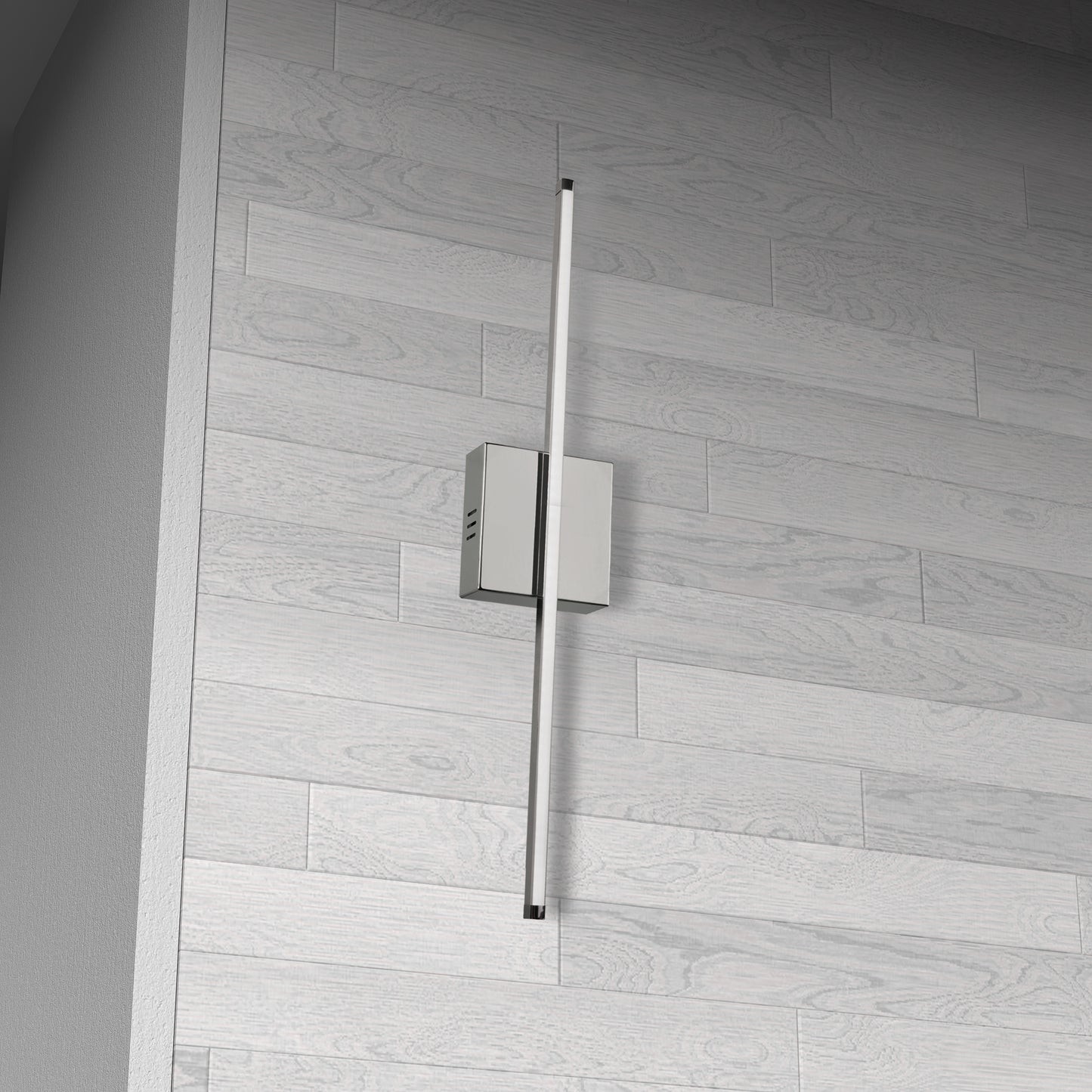 Dainolite 19W LED Wall Sconce, Polished Chrome with White Acrylic Diffuser