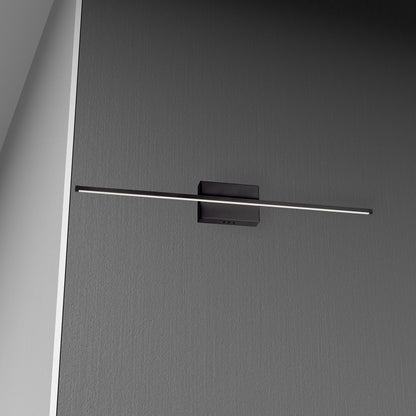 Dainolite 30W LED Wall Sconce, Matte Black with White Acrylic Diffuser